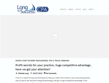 Tablet Screenshot of longforsuccess.com